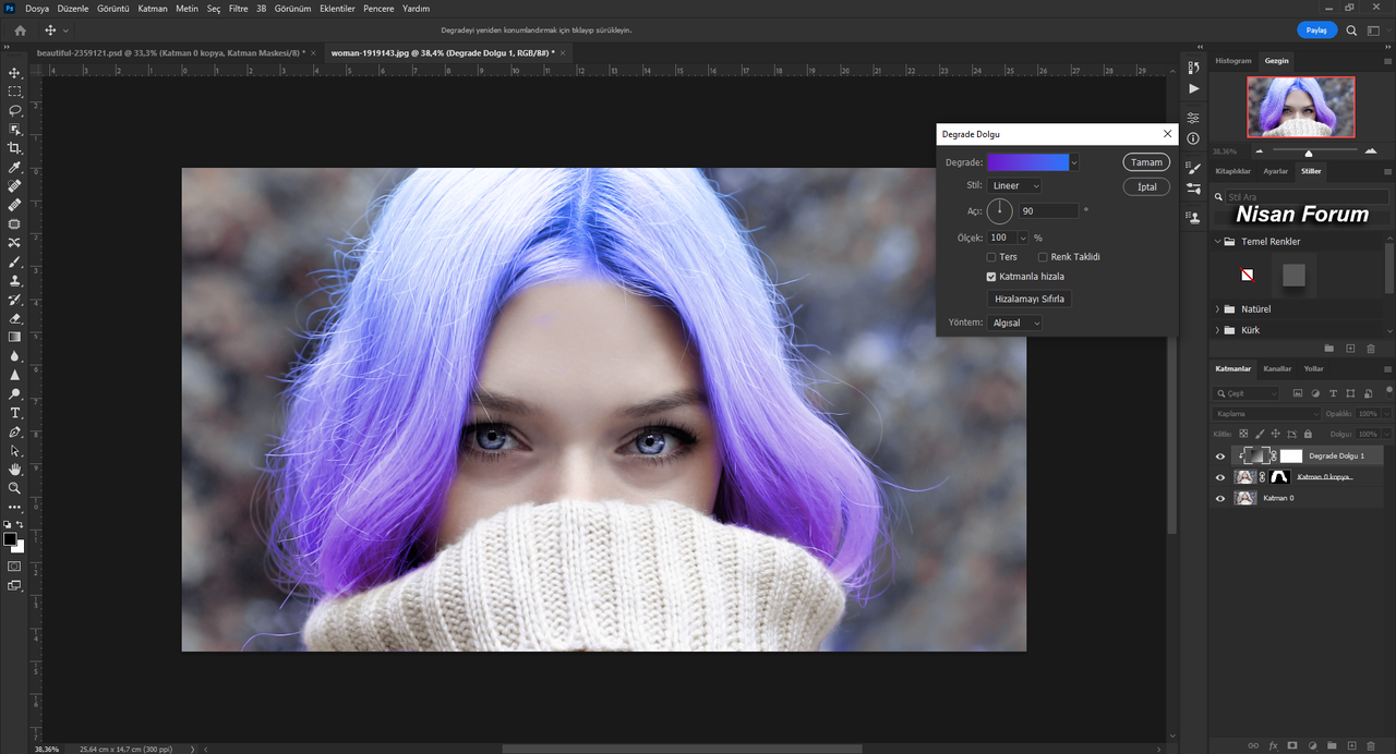 Photoshop ile Havalı Rengarenk Saçlar-18.png
